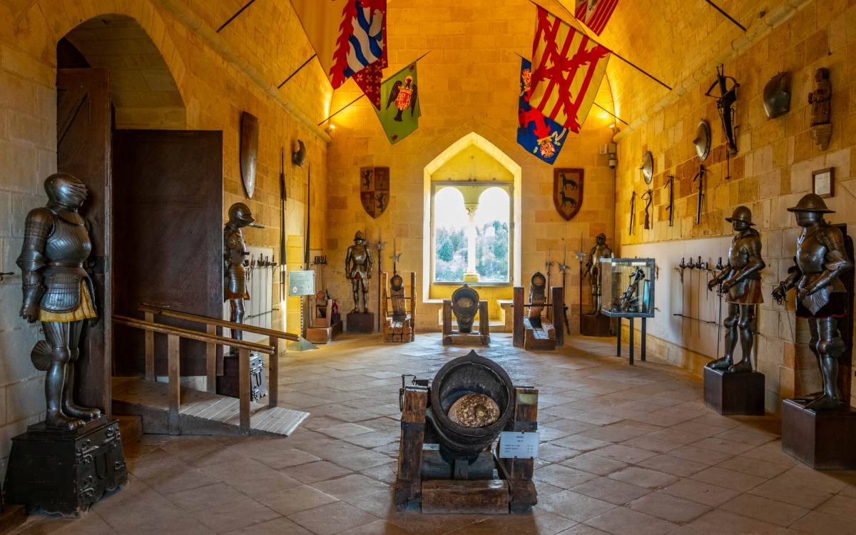 Interior of the Alcázar de Segovia.