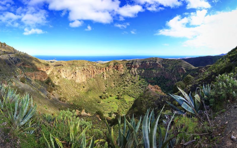 The crater of  Bandama