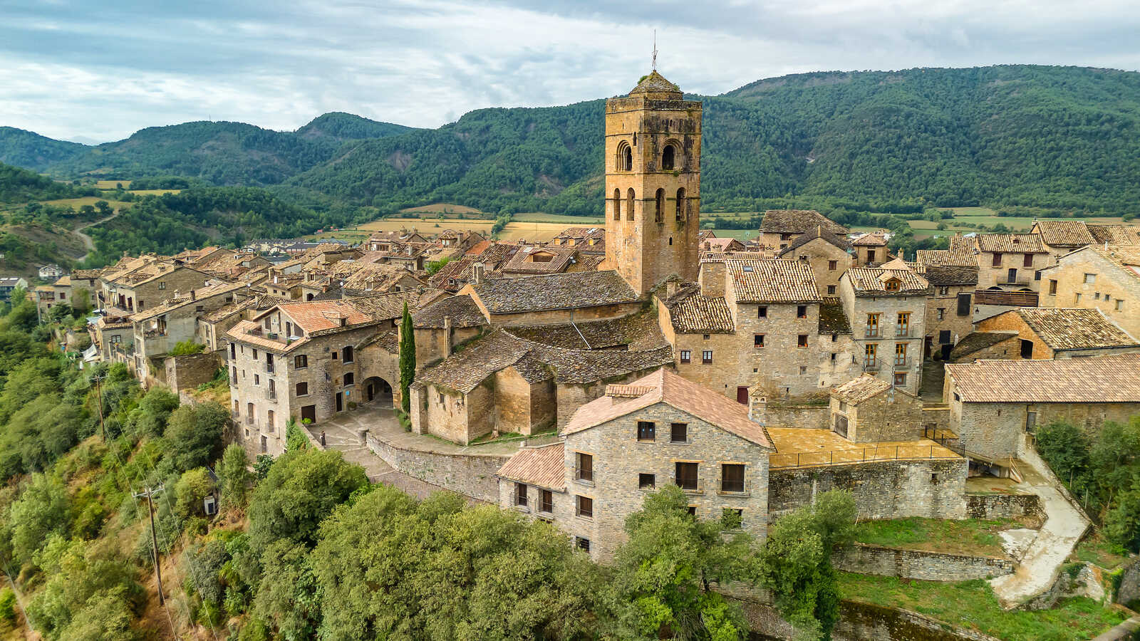 The most beautiful Pyrenean village. | Dreamstime