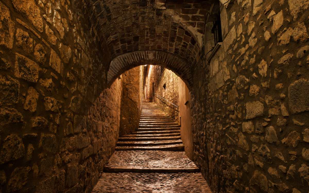 Barri Vell of Girona.
