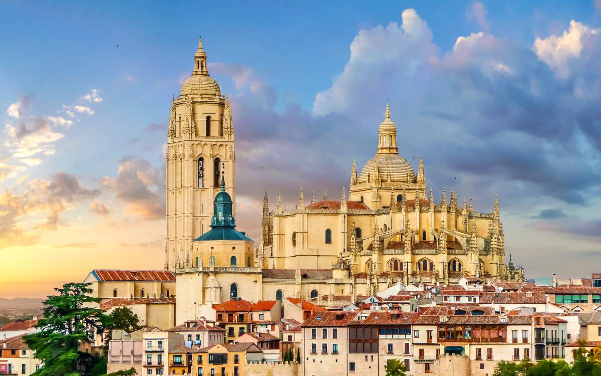 The cathedral of Segovia is another essential place to visit.
