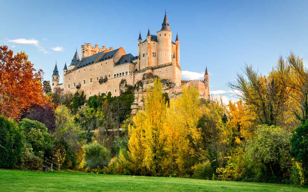 The Alcázar of Segovia has breathtaking views.