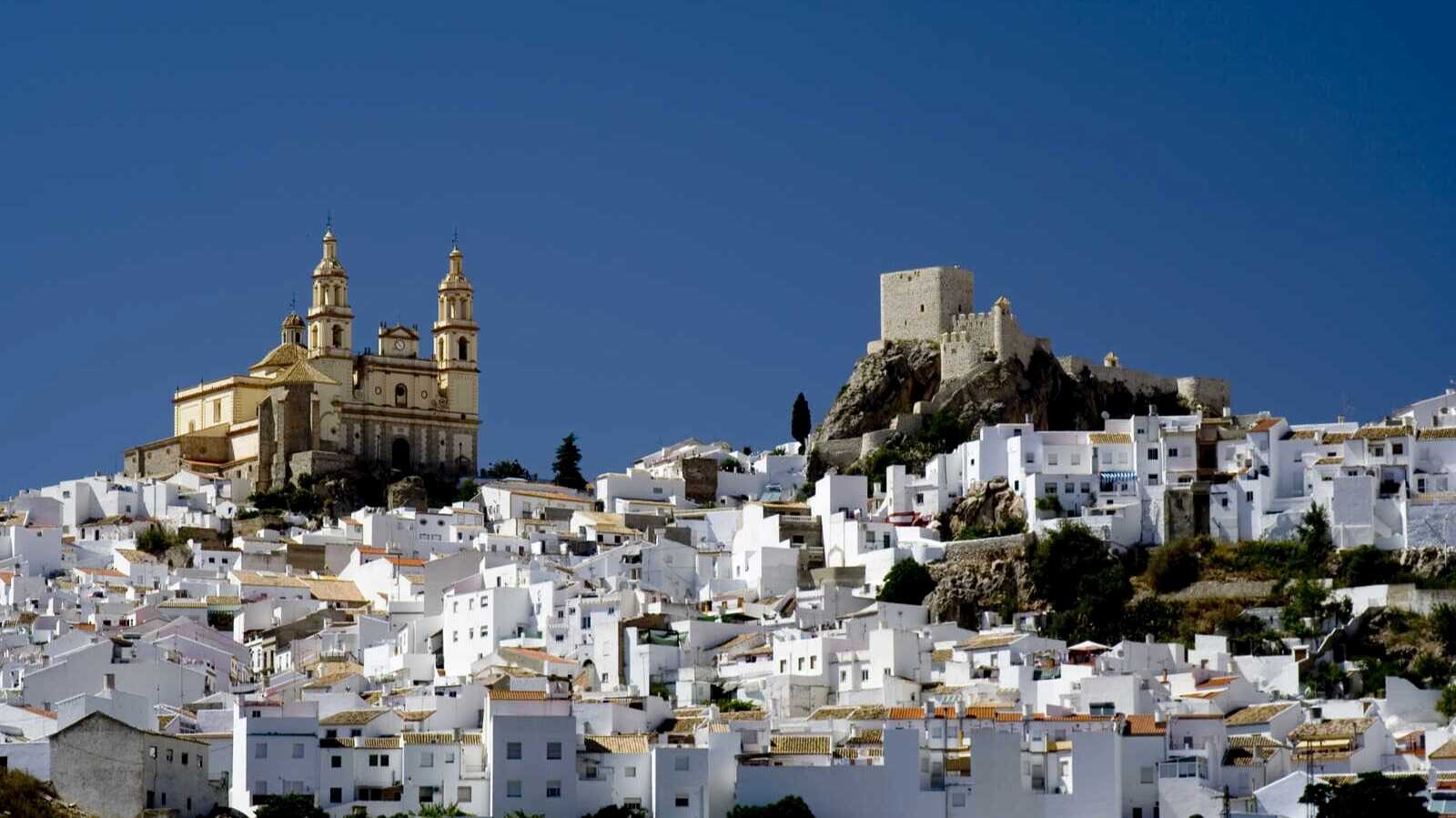 View of Olvera in the province of Cádiz. | Dreamstime
