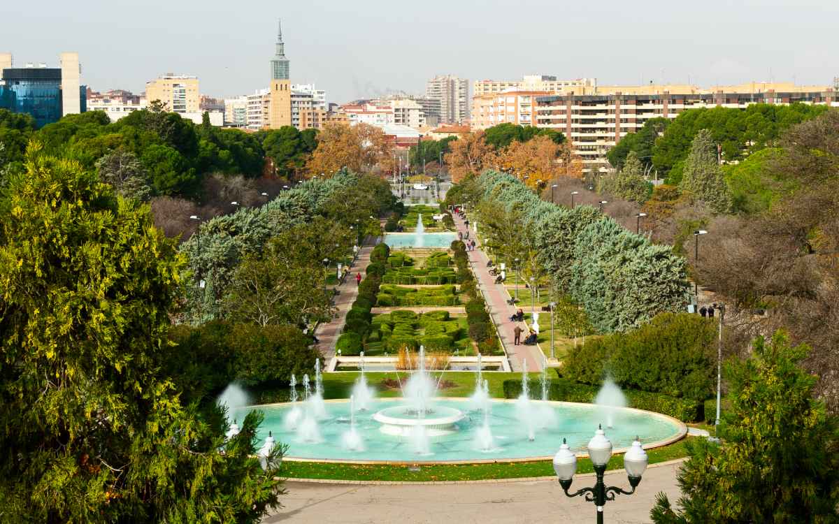 Parque Grande in Zaragoza.