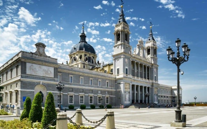 The Almudena Cathedral in Madrid, the capital's signature church