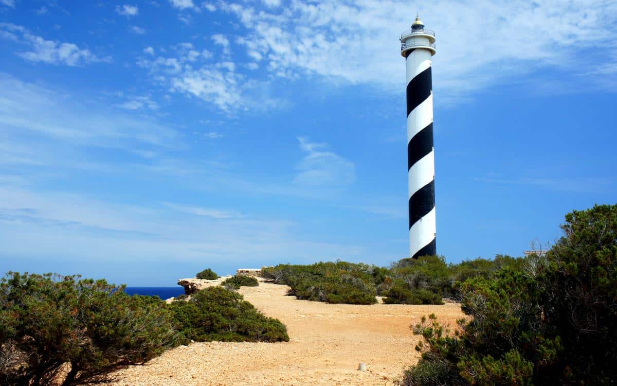 Lighthouse of Punta Moscarter.
