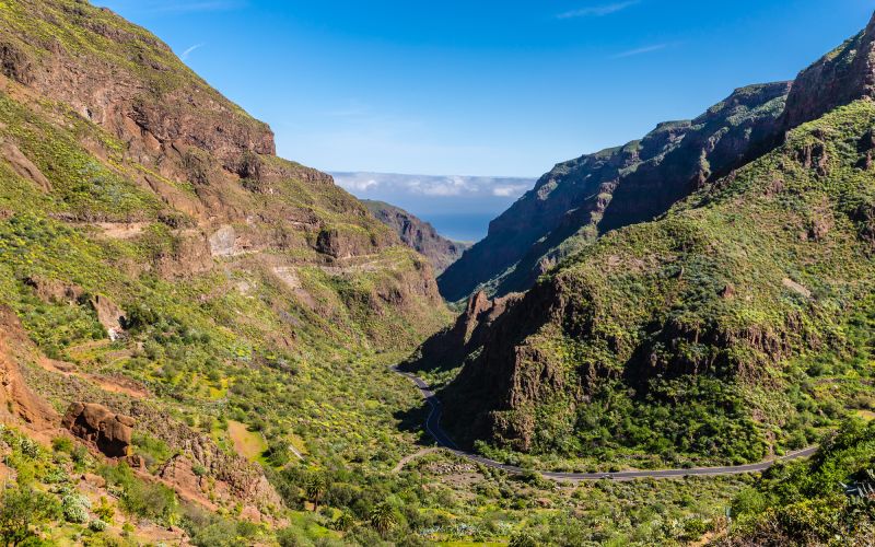 The ravine of Guayadeque