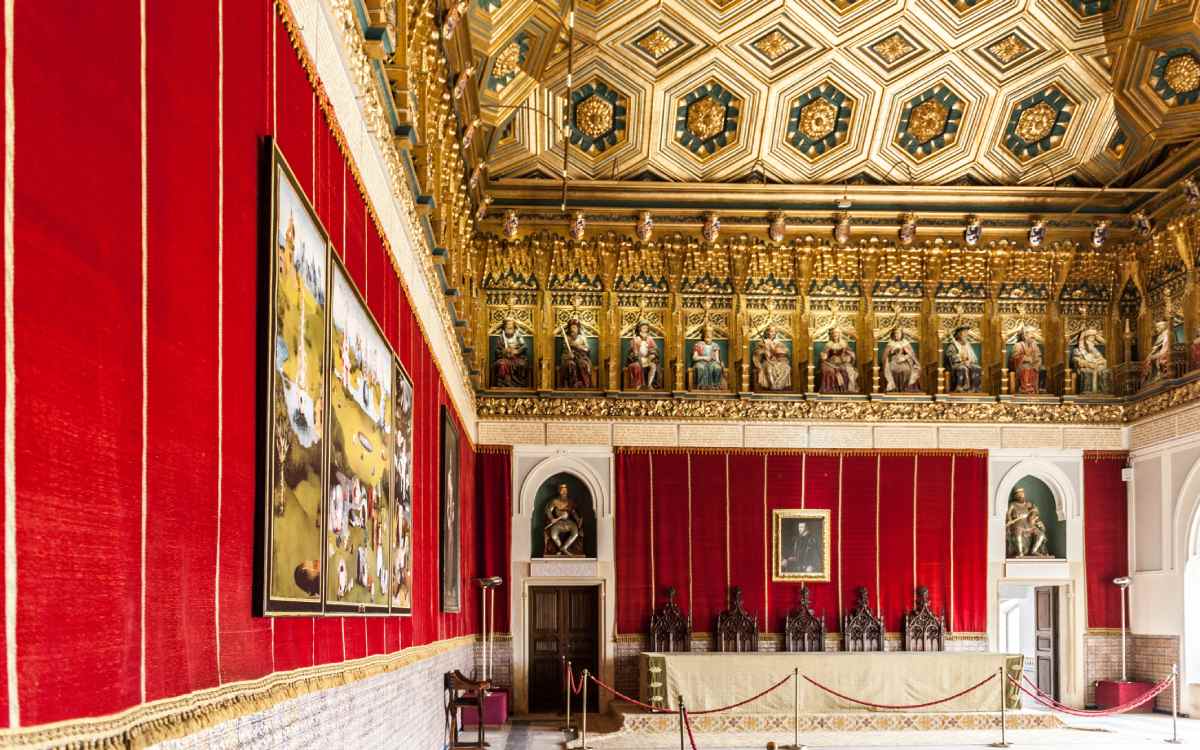Interior of the Alcázar.