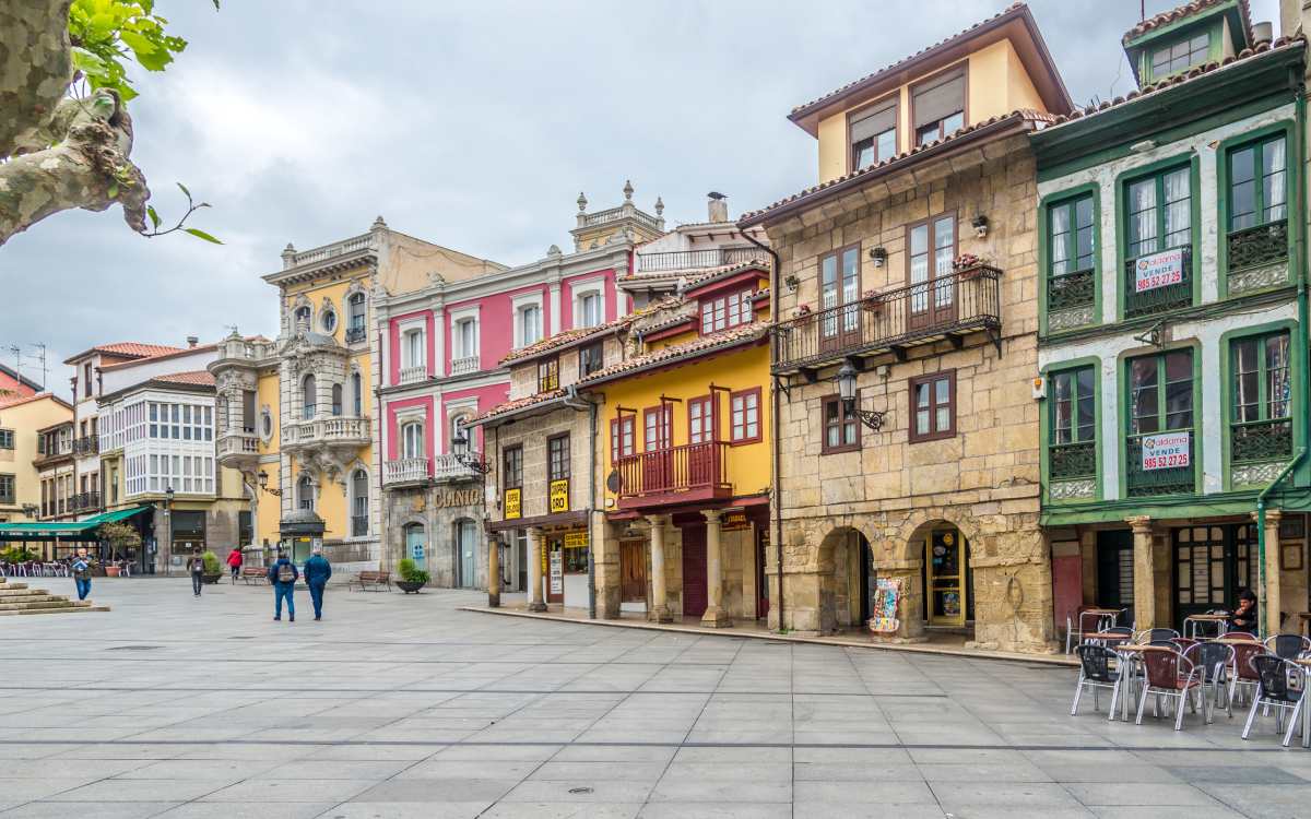 Old quarter of Avilés.