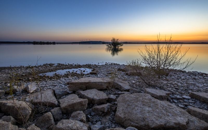 La Sotonera reservoir