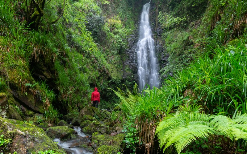 Belaustegi waterfall