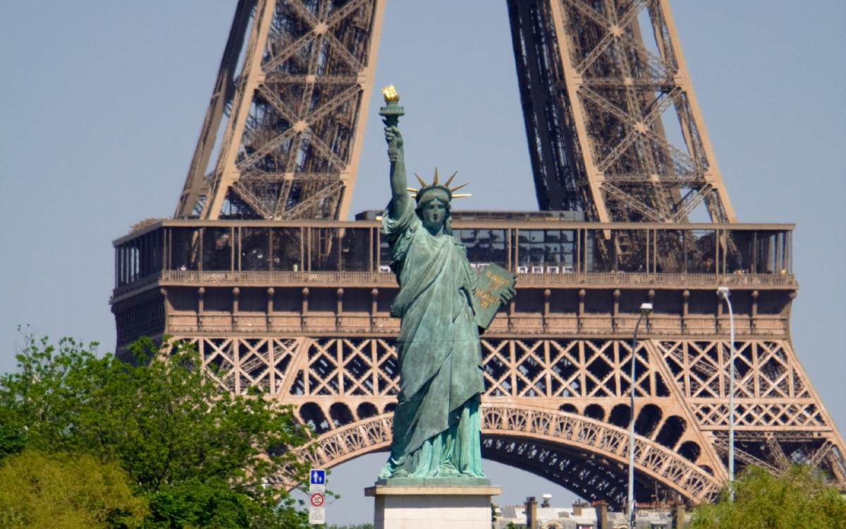 Statue of Liberty in Paris.