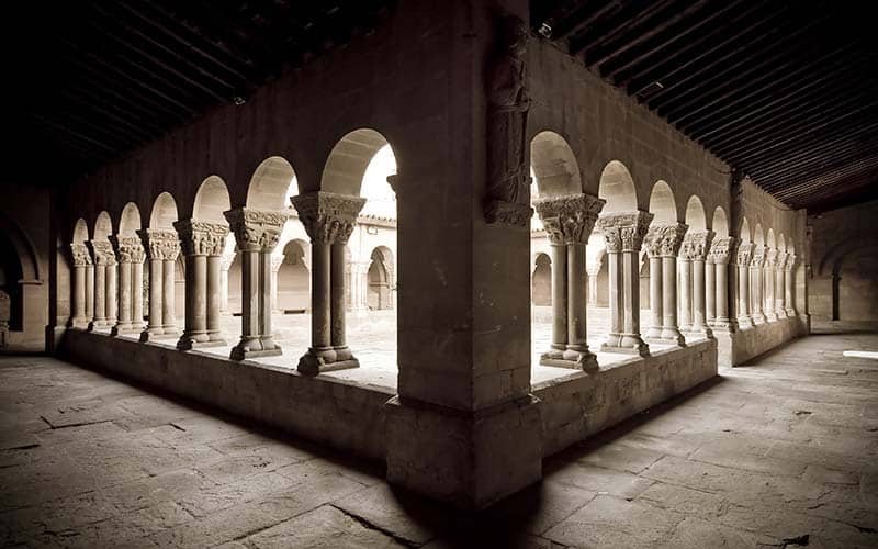 Cloister of Monasterio San Pedro el Viejo in Huesca