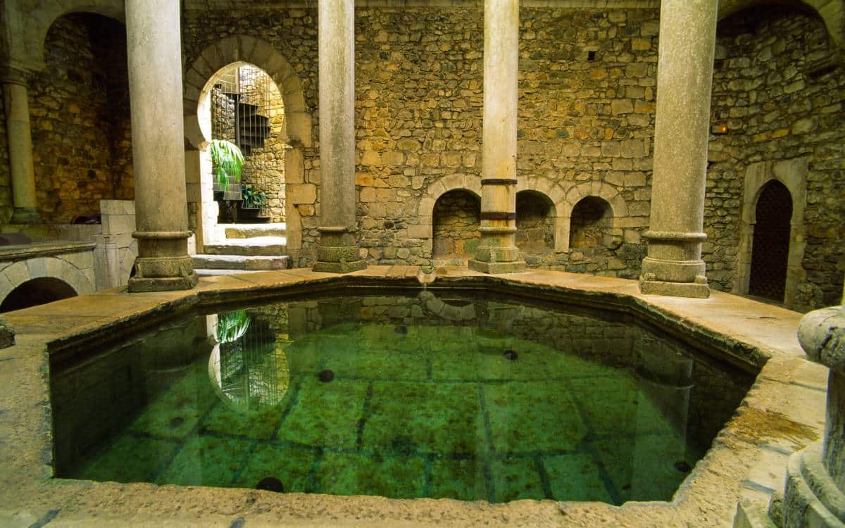 Arab baths of Girona.
