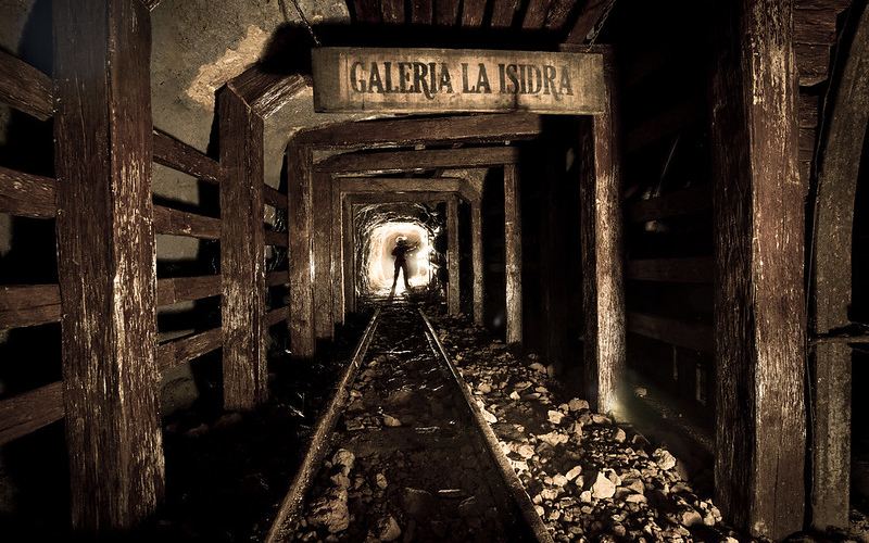 Galería La isidra en la cueva de El Soplao