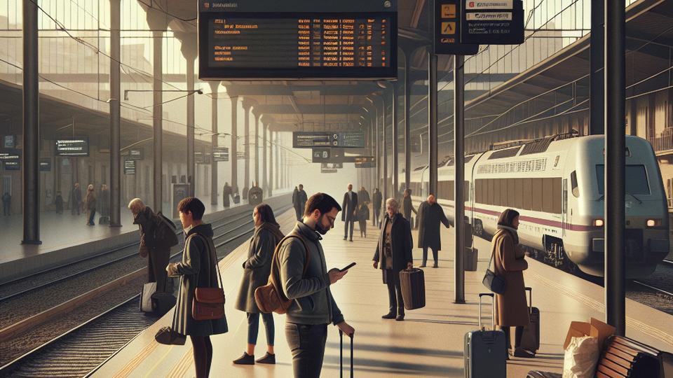 Иллюстрация к статье: Забастовка Adif и Renfe и решения на коридоре Мадрид — Барселона