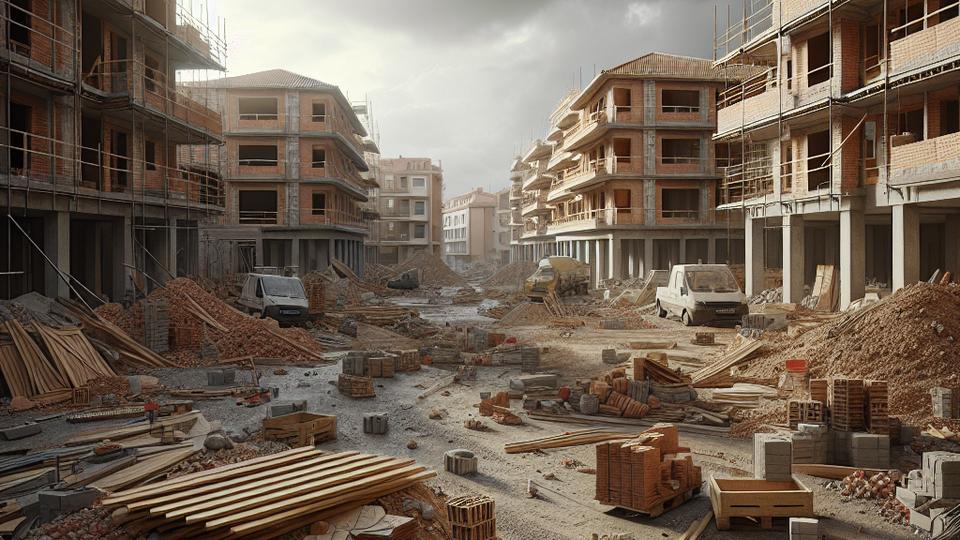 Иллюстрация к статье: Прибыльность строительства стала отрицательной