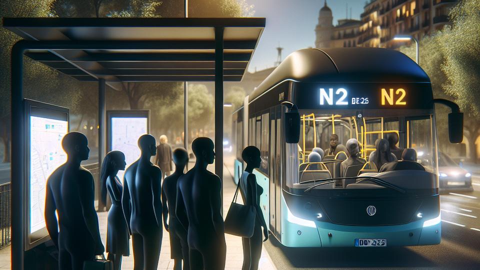 Линия N32 усилила ночную связь Мадрида с аэропортом Барахас