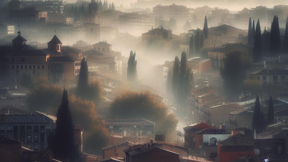 Иллюстрация к статье: Холодный фронт приблизился к Пиренейскому полуострову