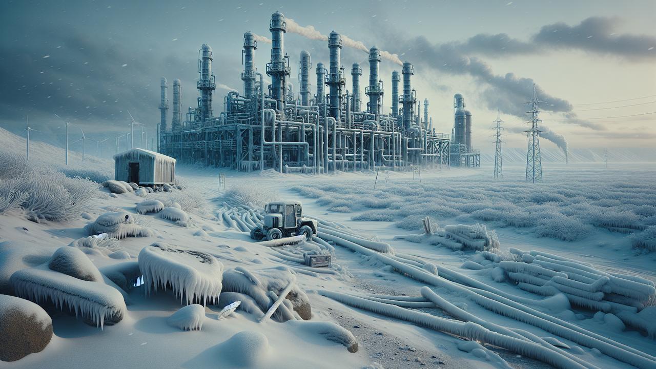 Зимняя буря в США разогрела газовые цены в Европе