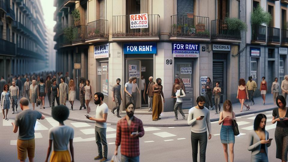 Иллюстрация к статье: Спрос на аренду в Барселоне остается высоким