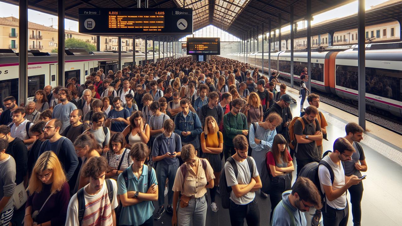 Rodalies снова ограничила движение поездов из-за аварийных путей