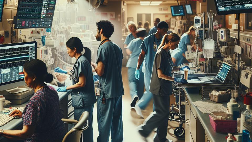 Иллюстрация к статье: Повседневная работа медсестер и помощников