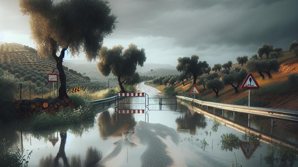 Ливни и снегопады закрыли 168 дорог в Испании