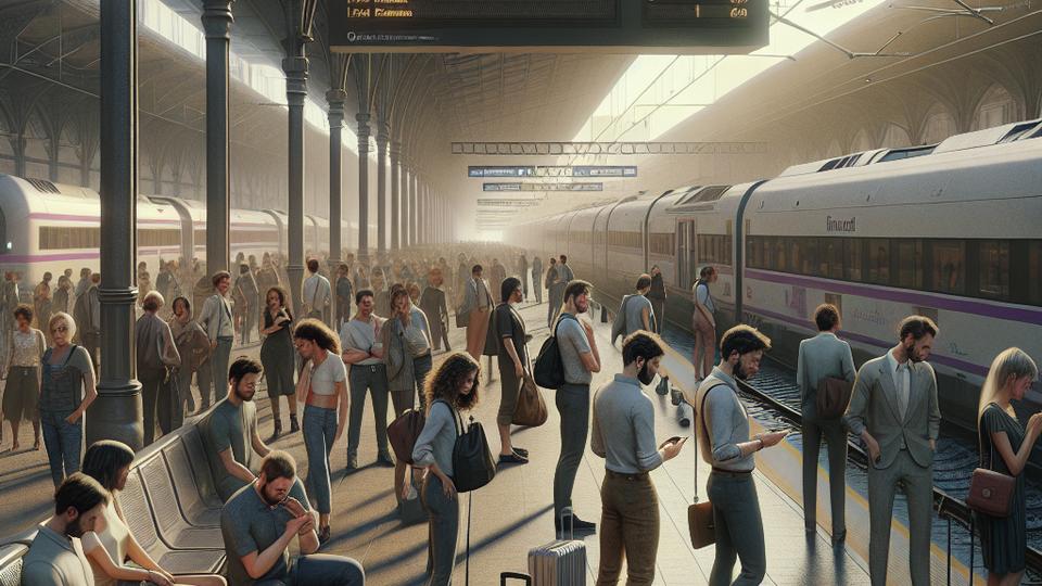 Иллюстрация к статье: Сбои на вокзалах Мадрида и Барселоны