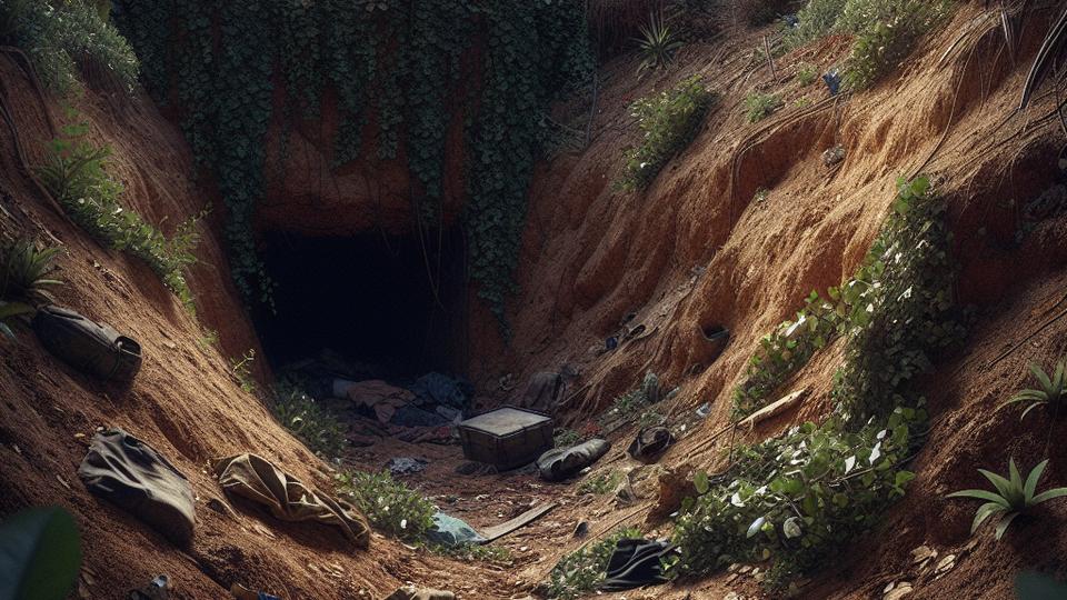 Иллюстрация к статье: Тайник находился в лесной зоне Рикмар в Марбелье