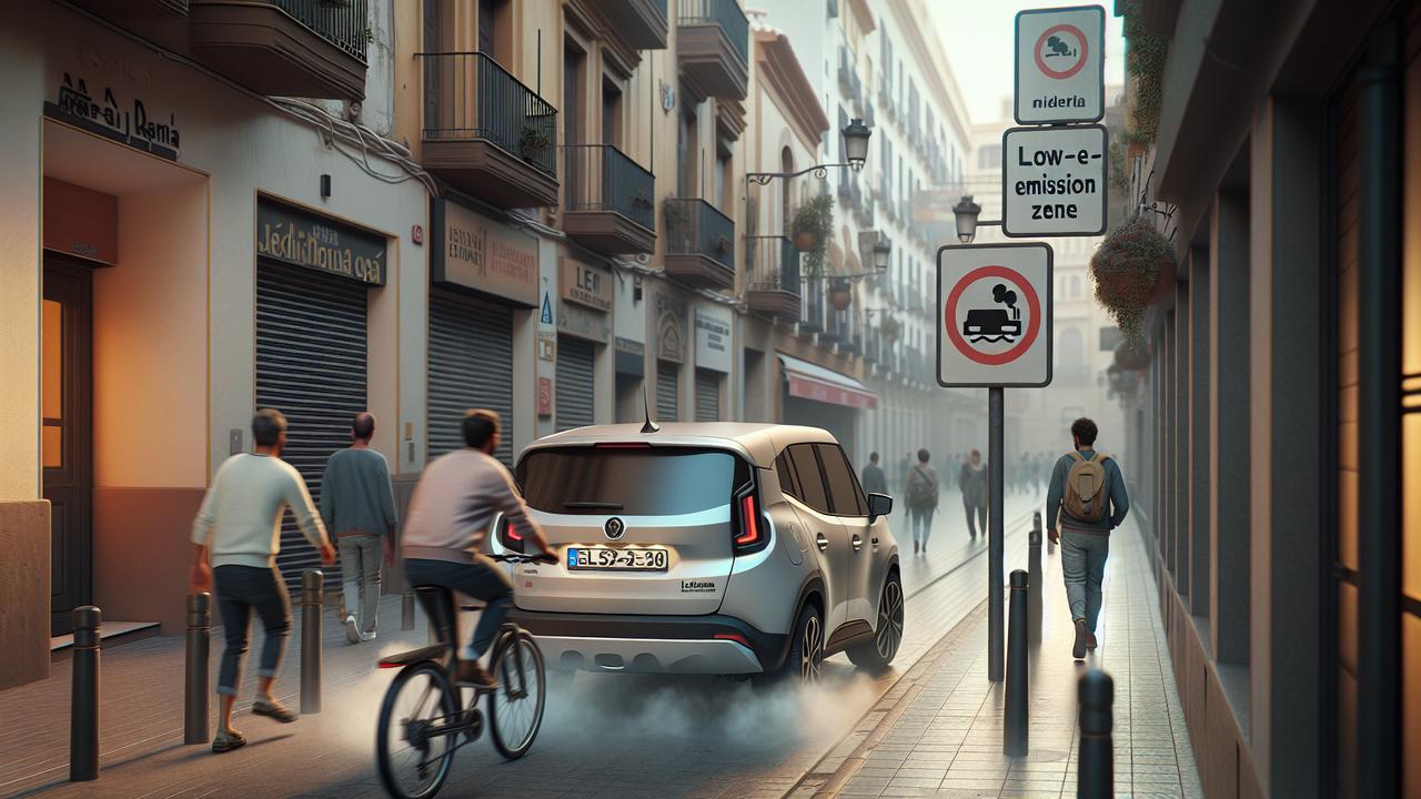 Иностранные автомобили уходят от штрафов в зонах низких выбросов Испании