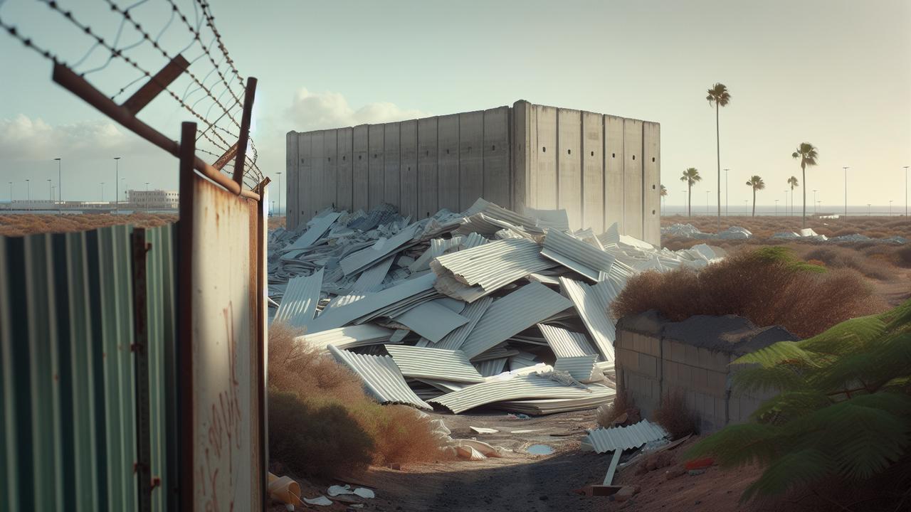 В Лас-Пальмасе раскрыли незаконный сброс трёх кубометров асбеста