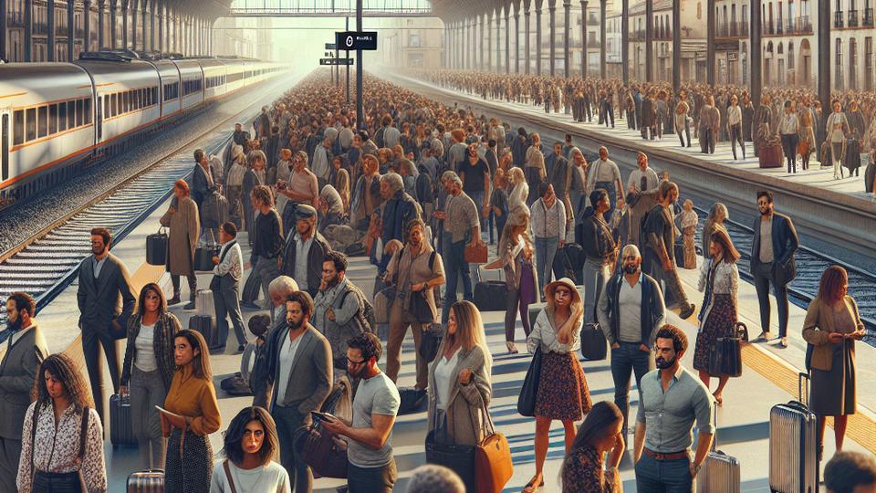 Отмена поезда в 6.23 оставила 400 пассажиров на платформе Вальядолида