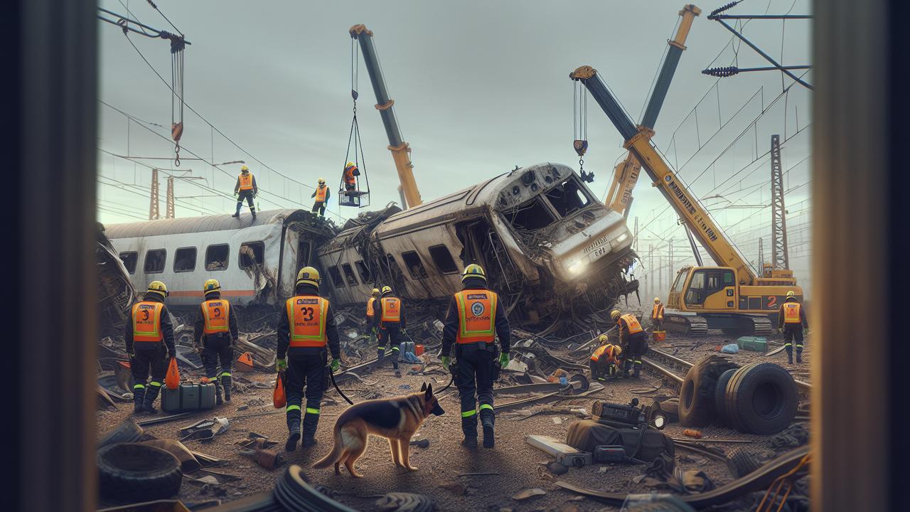 Поиски продолжаются после крупнейшего крушения поездов в Андалусии