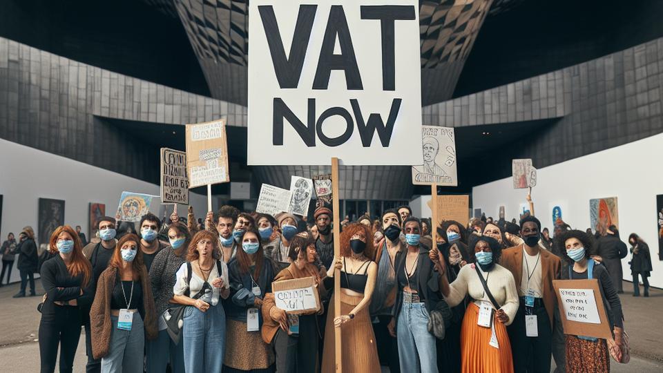 Иллюстрация к статье: Протест у павильона 7 и визит королевской семьи