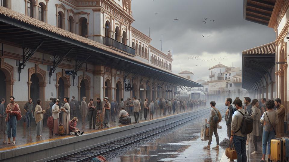 Шторм Леонардо парализовал поезда Avant в Андалусии