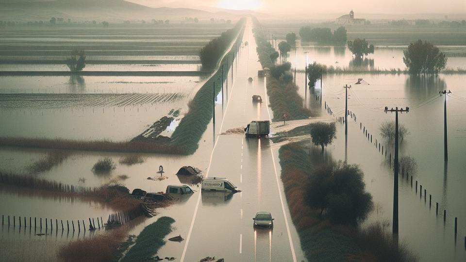 Буря «Марта» эвакуировала 11 000 человек в Андалусии