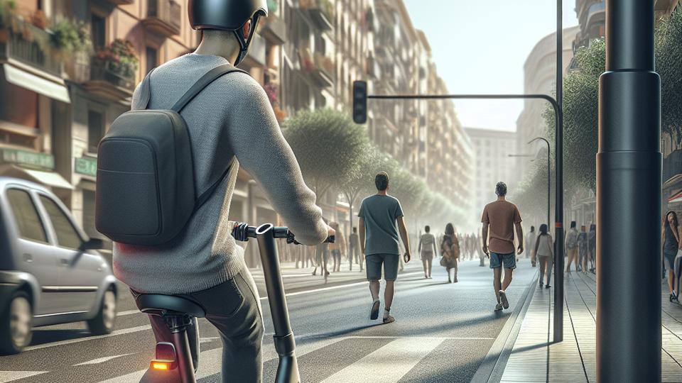 Гавà введет штраф 200 евро за езду на самокате без шлема