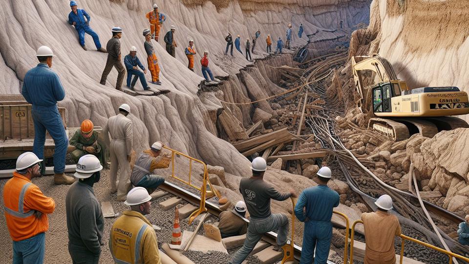 Нестабильный склон в Альоре снова угрожает линии AVE Малага–Мадрид