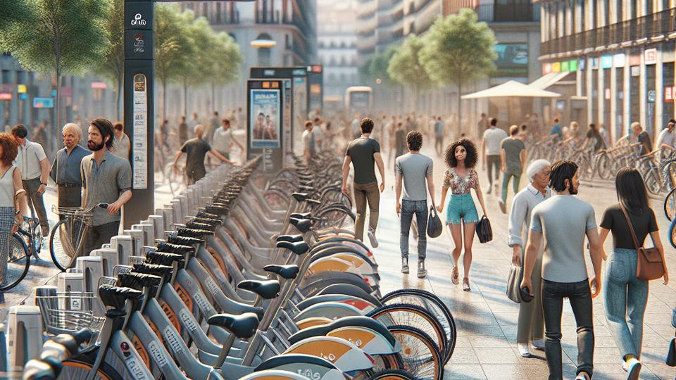 Иллюстрация к статье: Показатели Bicimad в 2025 году и структура пользователей