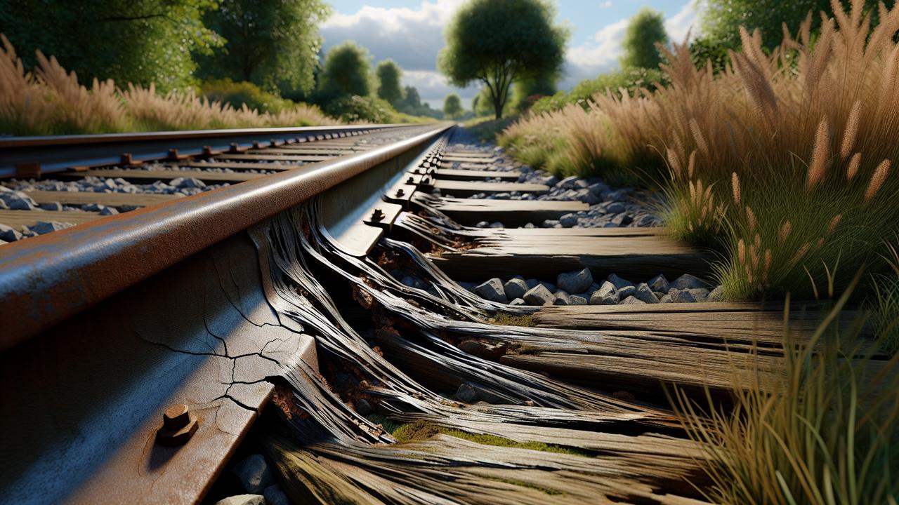 Иллюстрация к статье: Следы на вагонах и состояние пути