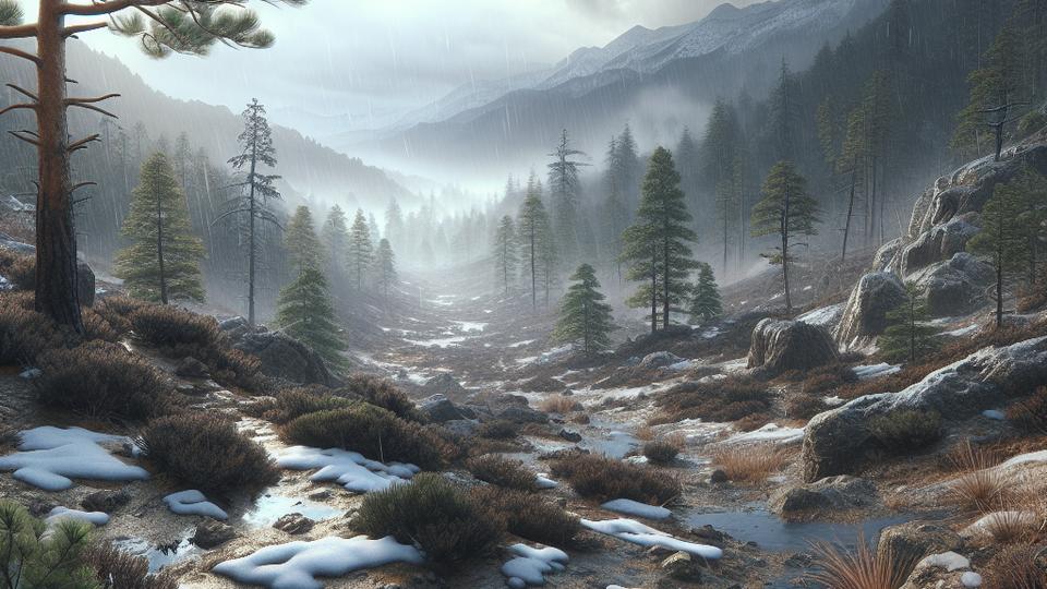 Иллюстрация к статье: Снег, уровни опасности и понижение температур во вторник
Во вторник снег выпадет в нескольких районах страны. Значительные накопления прогнозируются в районе Бетик на высотах 800–1000 метров; ночью и утром снег ожидается к востоку от южного плато и в Центральной системе на тех же высотах, а в Кантабрийских горах — выше 1200 метров.