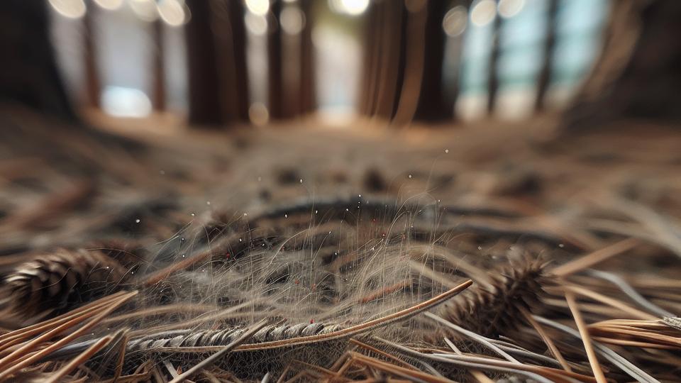 В Мадриде сезон гусениц соснового процессионера начался раньше