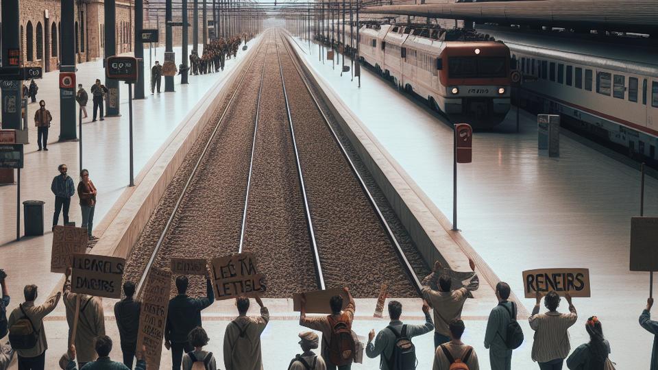 Иллюстрация к статье: В забастовке участвуют 30 000 работников сектора