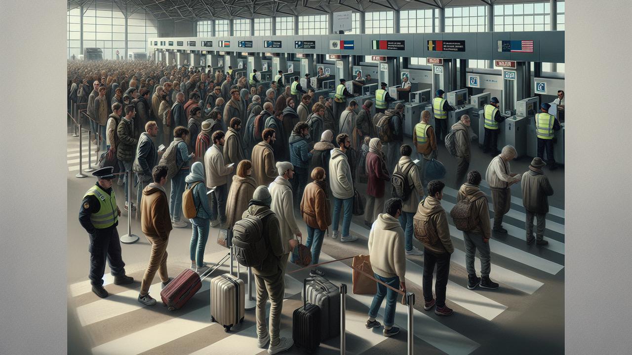 Иллюстрация к статье: Нелегальные прибытия падают, давление растёт