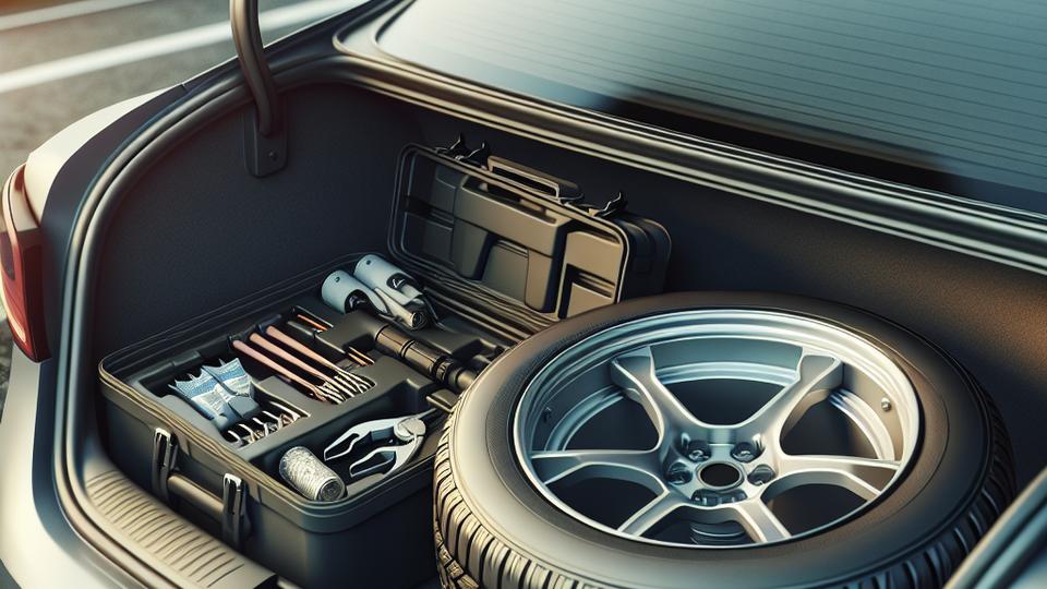 DGT штрафует на 80 евро за отсутствие запаски или ремкомплекта