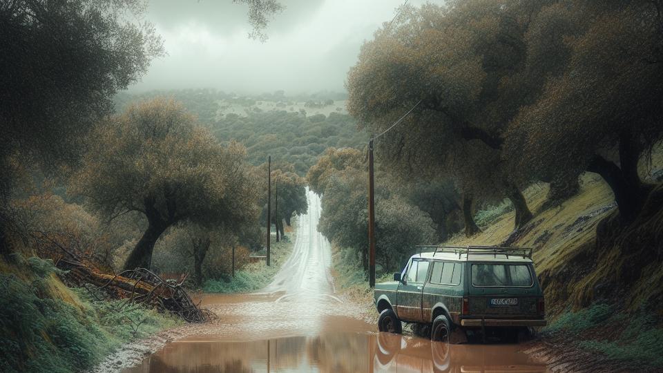 Шторм Леонардо закрыл 180 дорог и нарушил движение поездов в Испании