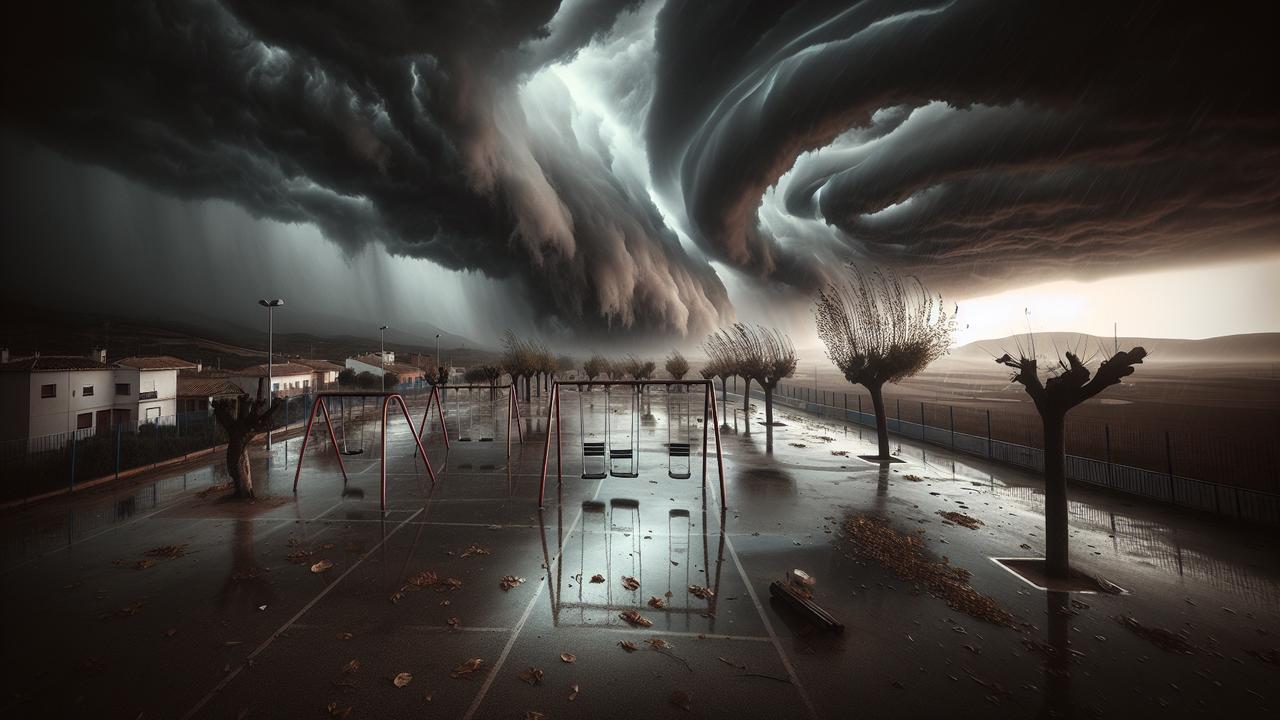 Буря «Кристин» усиливает непогоду в Испании и отменяет занятия