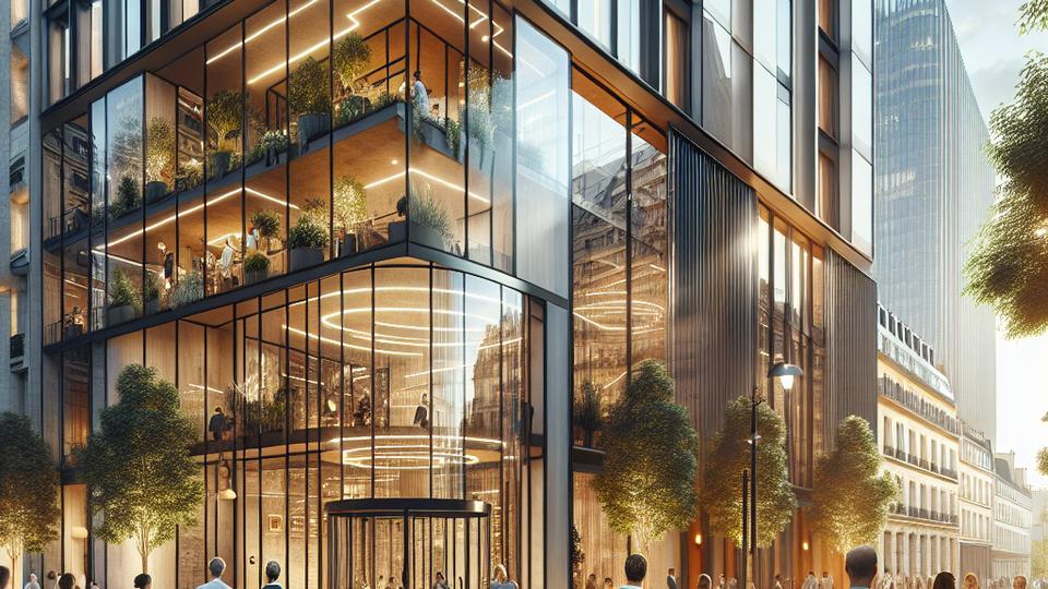 Иллюстрация к статье: Янн ЛеКун и руководство AMI Labs работают из Нью-Йорка и Парижа