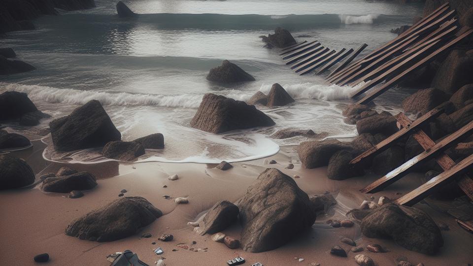 Иллюстрация к статье: Падение у пляжа Эль-Бокаль и действия спасателей